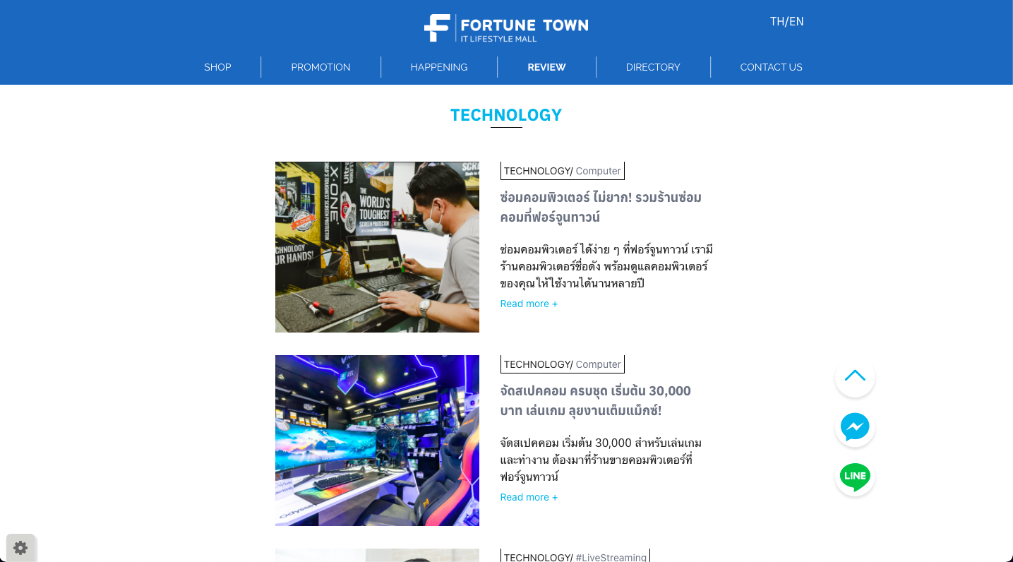 Fortune Town Website